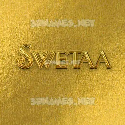 swetaa in All Gold style - 3D name wallpaper swetaa in All Gold style - 3D name wallpaper