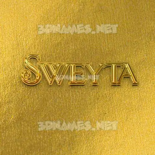sweyta in All Gold style - 3D name wallpaper sweyta in All Gold style - 3D name wallpaper