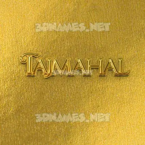 tajmahal in All Gold style - 3D name wallpaper tajmahal in All Gold style - 3D name wallpaper