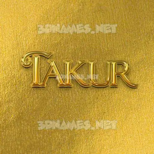 takur in All Gold style - 3D name wallpaper takur in All Gold style - 3D name wallpaper