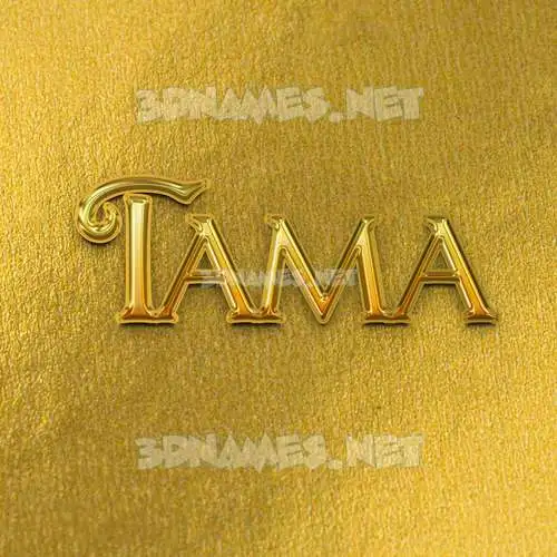tama in All Gold style - 3D name wallpaper tama in All Gold style - 3D name wallpaper