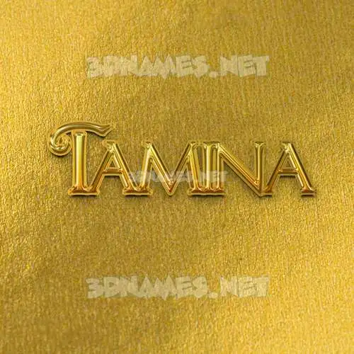 tamina in All Gold style - 3D name wallpaper tamina in All Gold style - 3D name wallpaper