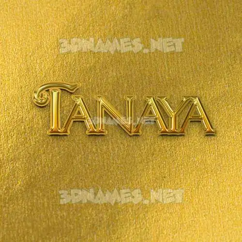 tanaya in All Gold style - 3D name wallpaper tanaya in All Gold style - 3D name wallpaper