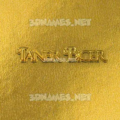 taner bicer in All Gold style - 3D name wallpaper taner bicer in All Gold style - 3D name wallpaper
