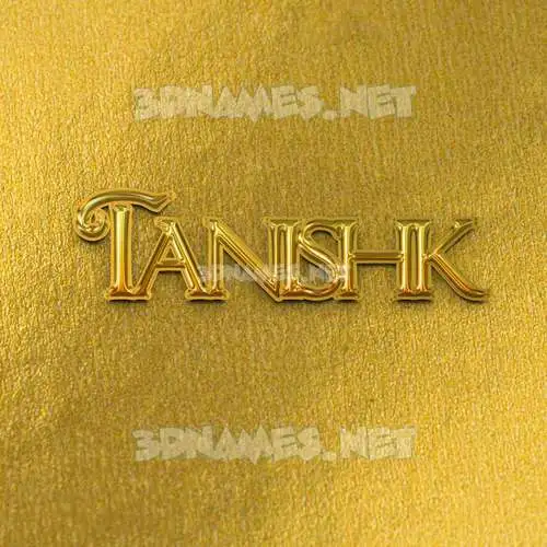 tanishk in All Gold style - 3D name wallpaper tanishk in All Gold style - 3D name wallpaper