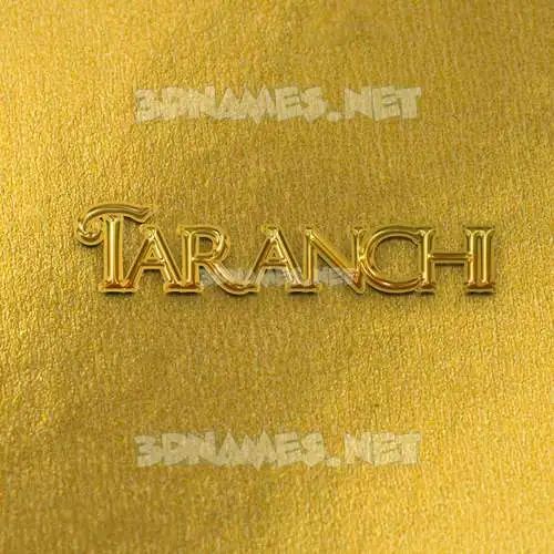 taranchi in All Gold style - 3D name wallpaper taranchi in All Gold style - 3D name wallpaper