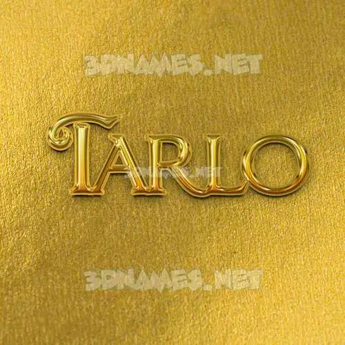tarlo in All Gold style - 3D name wallpaper tarlo in All Gold style - 3D name wallpaper