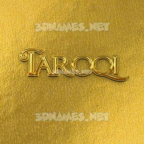 taroqi in All Gold style - 3D name wallpaper taroqi in All Gold style - 3D name wallpaper