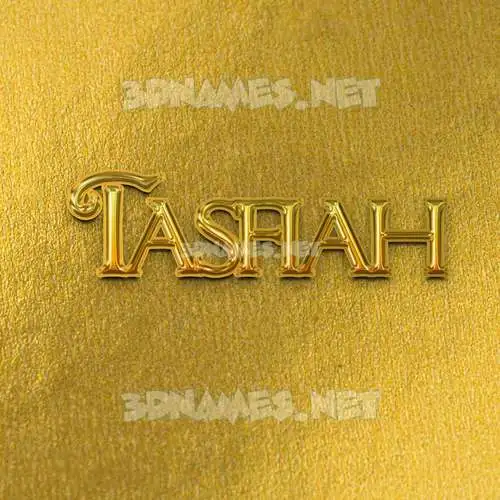 tasfiah in All Gold style - 3D name wallpaper tasfiah in All Gold style - 3D name wallpaper