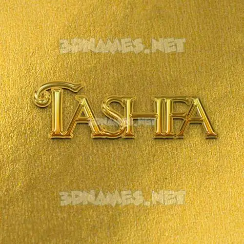 tashfa in All Gold style - 3D name wallpaper tashfa in All Gold style - 3D name wallpaper