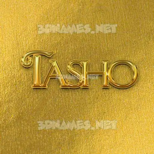 tasho in All Gold style - 3D name wallpaper tasho in All Gold style - 3D name wallpaper