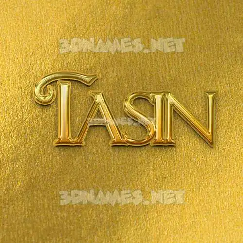 tasin in All Gold style - 3D name wallpaper tasin in All Gold style - 3D name wallpaper