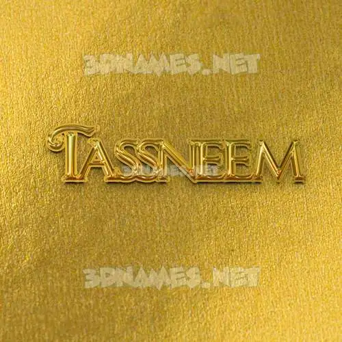 tassneem in All Gold style - 3D name wallpaper tassneem in All Gold style - 3D name wallpaper