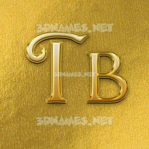 tb in All Gold style - 3D name wallpaper tb in All Gold style - 3D name wallpaper