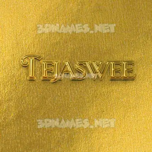 tejaswee in All Gold style - 3D name wallpaper tejaswee in All Gold style - 3D name wallpaper