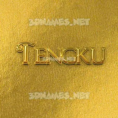 tengku in All Gold style - 3D name wallpaper tengku in All Gold style - 3D name wallpaper