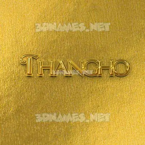 thangho in All Gold style - 3D name wallpaper thangho in All Gold style - 3D name wallpaper