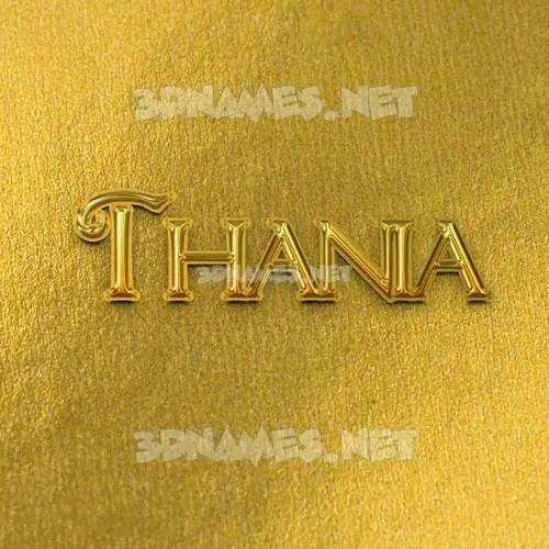 thania in All Gold style - 3D name wallpaper thania in All Gold style - 3D name wallpaper
