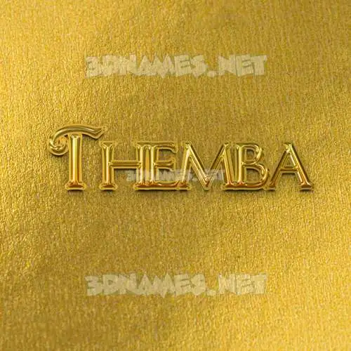 themba in All Gold style - 3D name wallpaper themba in All Gold style - 3D name wallpaper