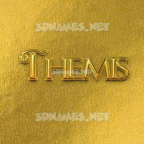 themis in All Gold style - 3D name wallpaper themis in All Gold style - 3D name wallpaper