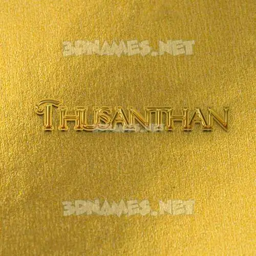 thusanthan in All Gold style - 3D name wallpaper thusanthan in All Gold style - 3D name wallpaper