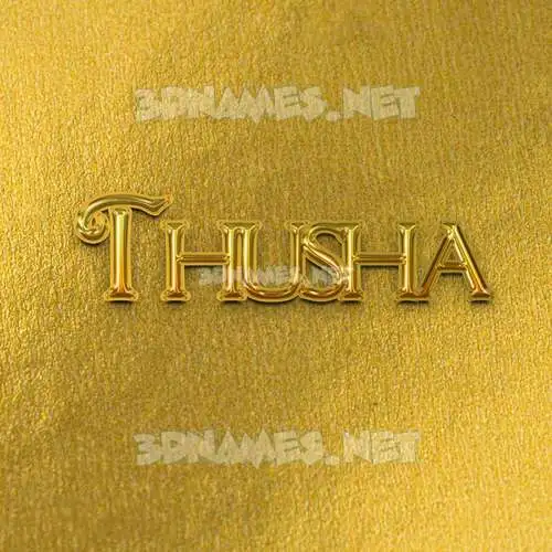 thusha in All Gold style - 3D name wallpaper thusha in All Gold style - 3D name wallpaper