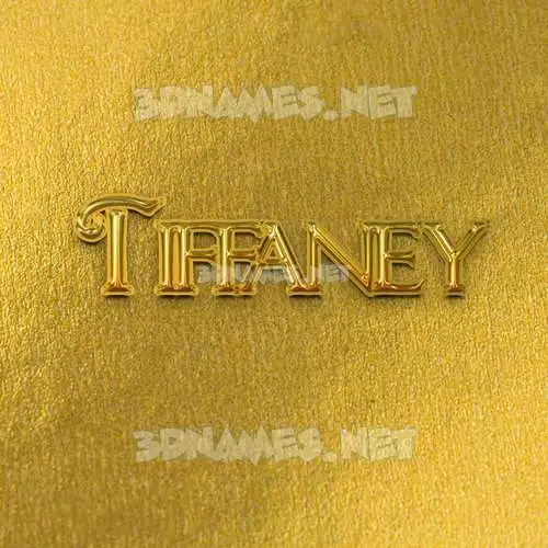 tiffaney in All Gold style - 3D name wallpaper tiffaney in All Gold style - 3D name wallpaper