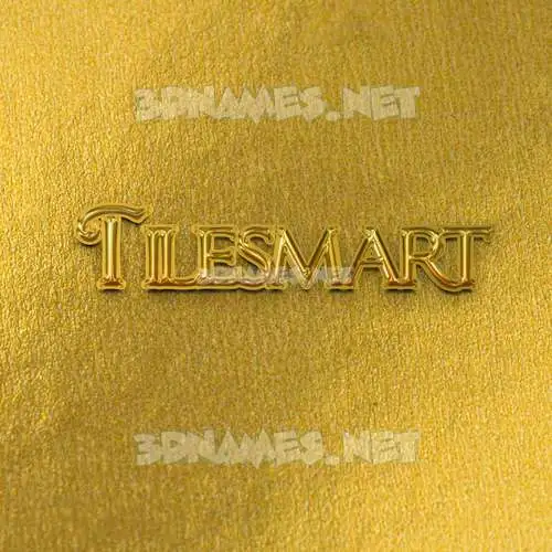 tilesmart in All Gold style - 3D name wallpaper tilesmart in All Gold style - 3D name wallpaper