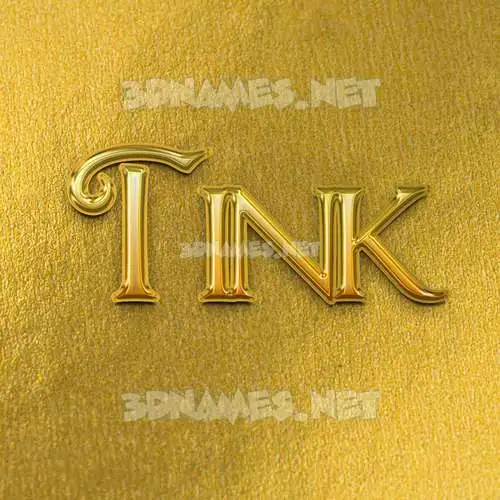 tink in All Gold style - 3D name wallpaper tink in All Gold style - 3D name wallpaper