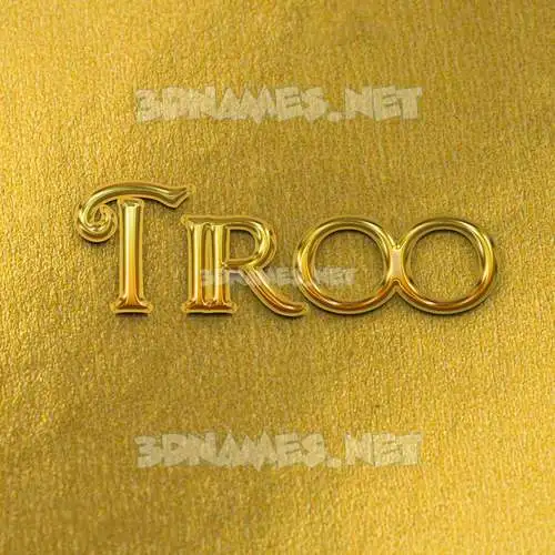 tiroo in All Gold style - 3D name wallpaper tiroo in All Gold style - 3D name wallpaper