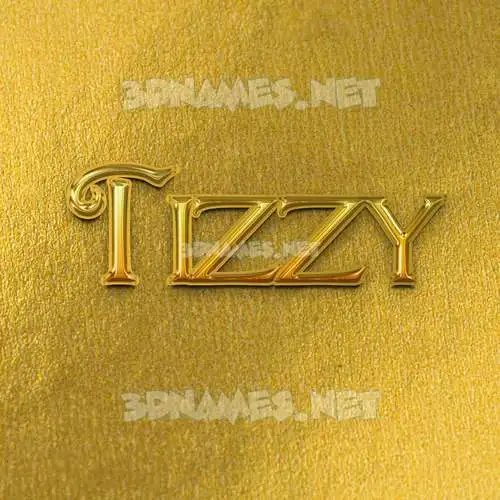 tizzy in All Gold style - 3D name wallpaper tizzy in All Gold style - 3D name wallpaper