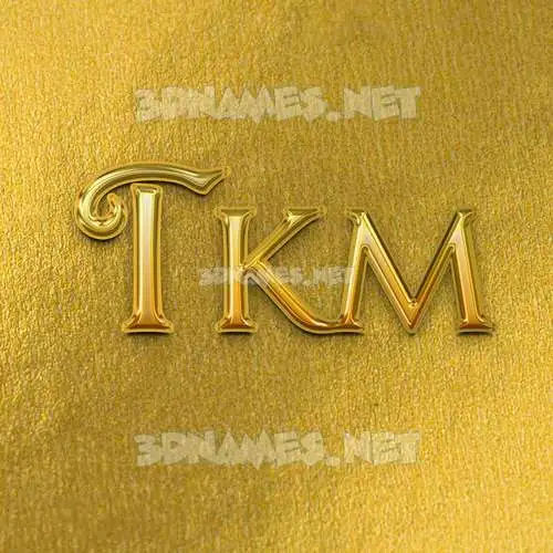 tkm in All Gold style - 3D name wallpaper tkm in All Gold style - 3D name wallpaper