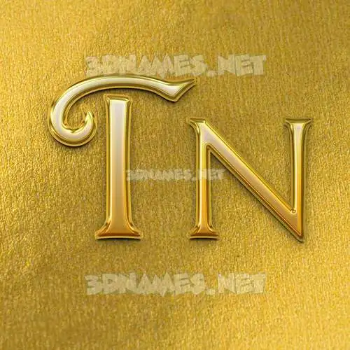 tn in All Gold style - 3D name wallpaper tn in All Gold style - 3D name wallpaper