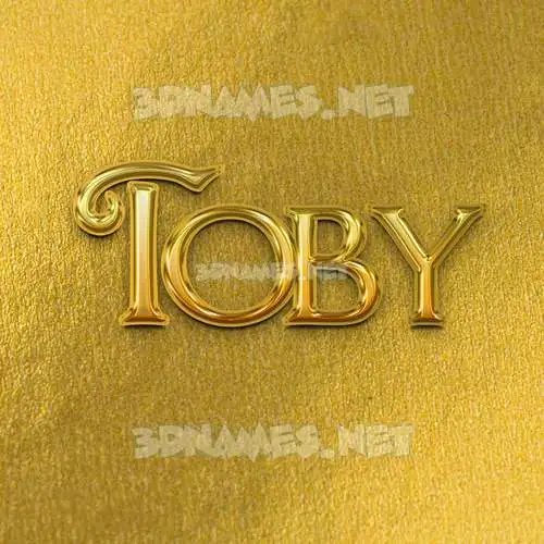 toby in All Gold style - 3D name wallpaper toby in All Gold style - 3D name wallpaper