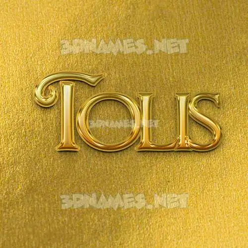 tolis in All Gold style - 3D name wallpaper tolis in All Gold style - 3D name wallpaper