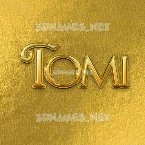 tomi in All Gold style - 3D name wallpaper tomi in All Gold style - 3D name wallpaper