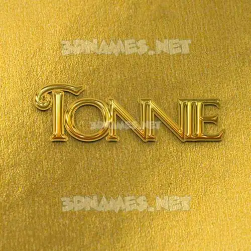 tonnie in All Gold style - 3D name wallpaper tonnie in All Gold style - 3D name wallpaper