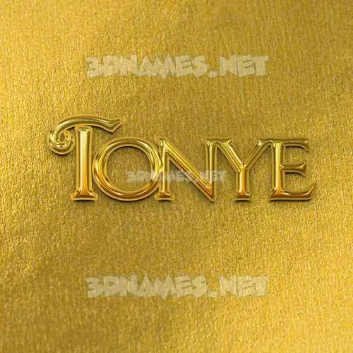 tonye in All Gold style - 3D name wallpaper tonye in All Gold style - 3D name wallpaper
