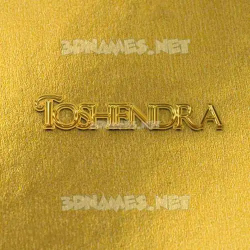 toshendra in All Gold style - 3D name wallpaper toshendra in All Gold style - 3D name wallpaper