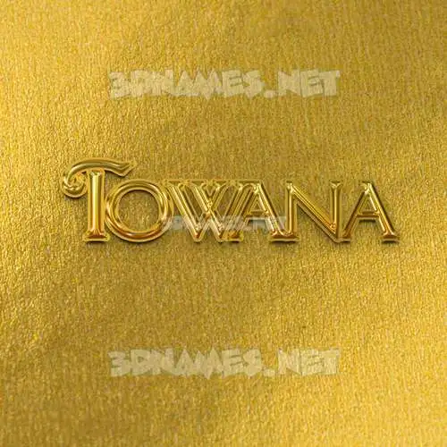 towana in All Gold style - 3D name wallpaper towana in All Gold style - 3D name wallpaper