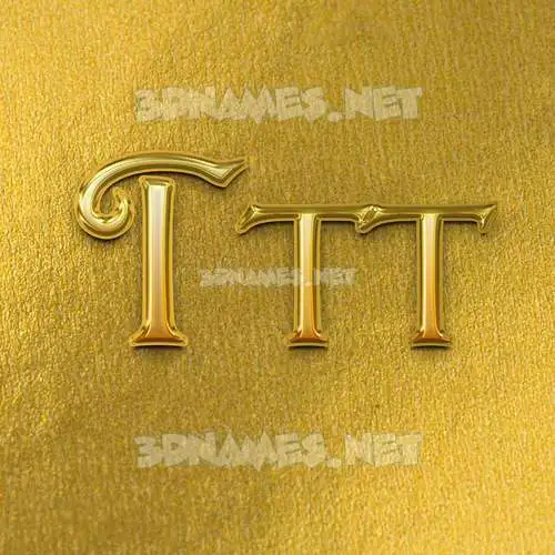 ttt in All Gold style - 3D name wallpaper ttt in All Gold style - 3D name wallpaper