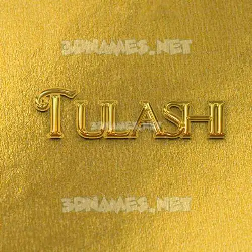 tulashi in All Gold style - 3D name wallpaper tulashi in All Gold style - 3D name wallpaper