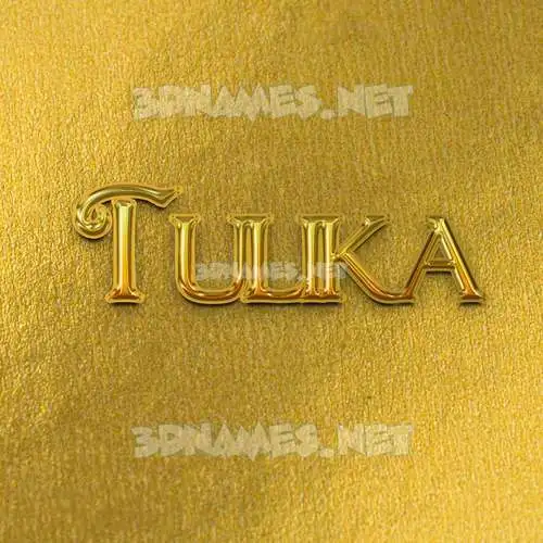 tulika in All Gold style - 3D name wallpaper tulika in All Gold style - 3D name wallpaper