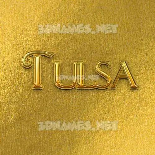 tulsa in All Gold style - 3D name wallpaper tulsa in All Gold style - 3D name wallpaper