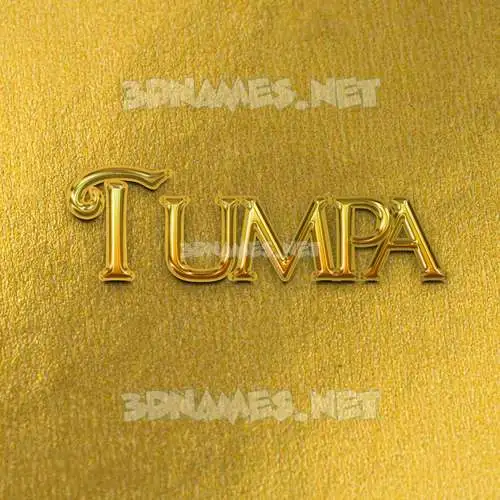 tumpa in All Gold style - 3D name wallpaper tumpa in All Gold style - 3D name wallpaper