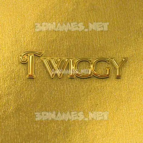twiggy in All Gold style - 3D name wallpaper twiggy in All Gold style - 3D name wallpaper