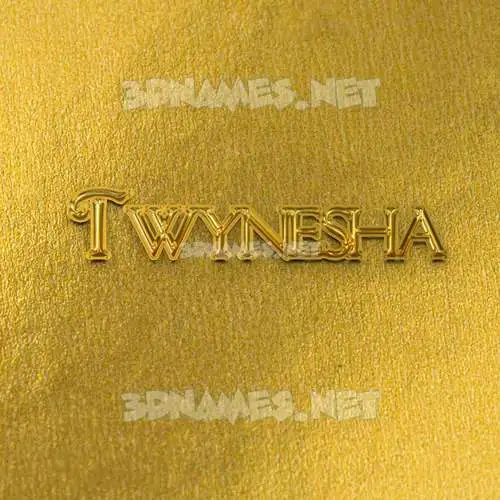 twynesha in All Gold style - 3D name wallpaper twynesha in All Gold style - 3D name wallpaper