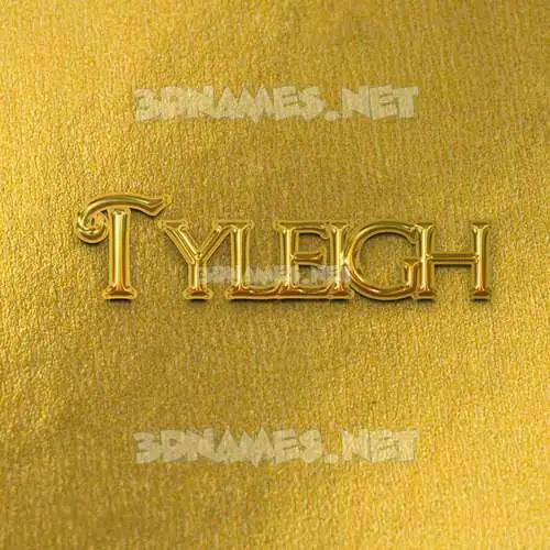 tyleigh in All Gold style - 3D name wallpaper tyleigh in All Gold style - 3D name wallpaper
