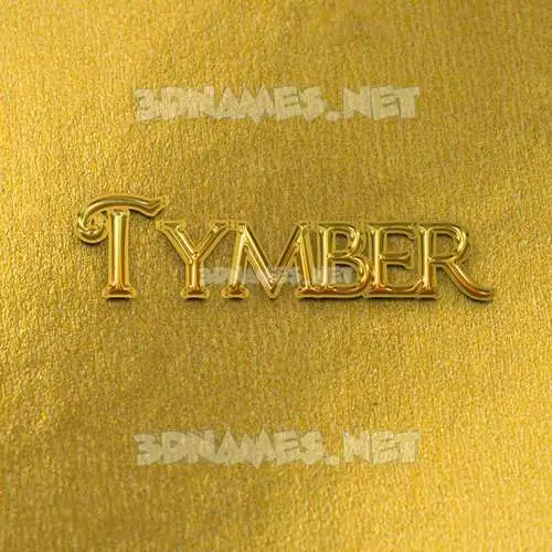 tymber in All Gold style - 3D name wallpaper tymber in All Gold style - 3D name wallpaper