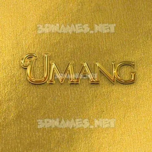 umang in All Gold style - 3D name wallpaper umang in All Gold style - 3D name wallpaper